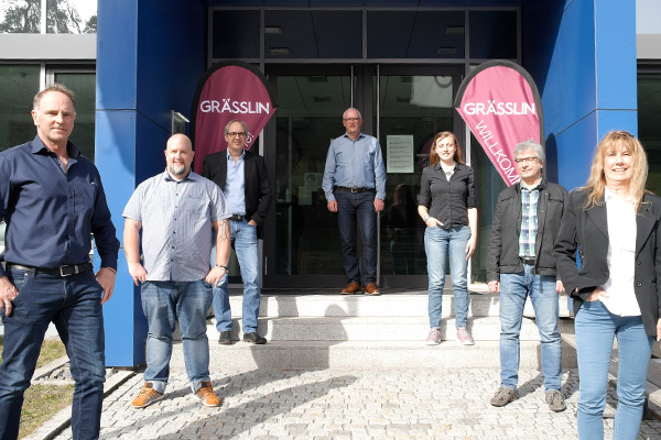 Gruppenbild Grässlin Vertriebspartnermeeting am 30. März 2021
